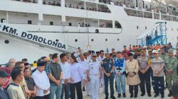 Bupati dan Wabup Donggala, Sambut Kehadiran KM.Dorolonda