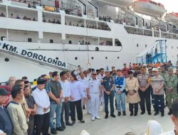 Bupati dan Wabup Donggala, Sambut Kehadiran KM.Dorolonda