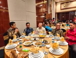 Perkuat Kolaborasi, Erwin Burase Hadiri Pisah Sambut Kapolda
