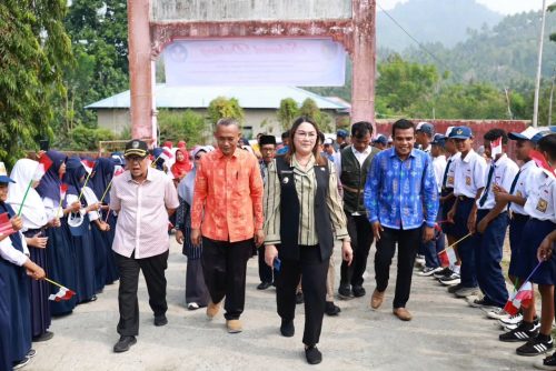 Bupati Vera Tinjau Revitalisasi Sekolah di Sindue, Fasilitas Belajar Kian Modern